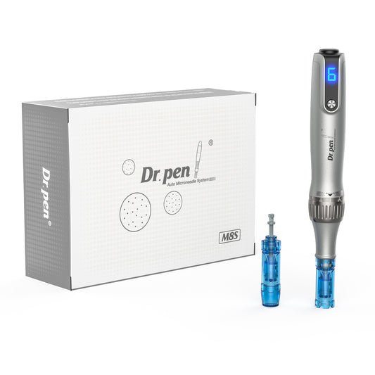 New Technology Dr.Pen Ultima M8S Wireless Professional Microneedling Pen Best Skin Care Tool Kit for Face and Body 10 Cartridges