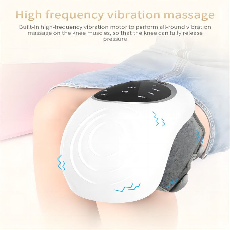 Cordless Knee Massager for Arthritis Infrared Heat and Vibration Relieve Pain of Swelling Stiff Joints and Stretched Ligament