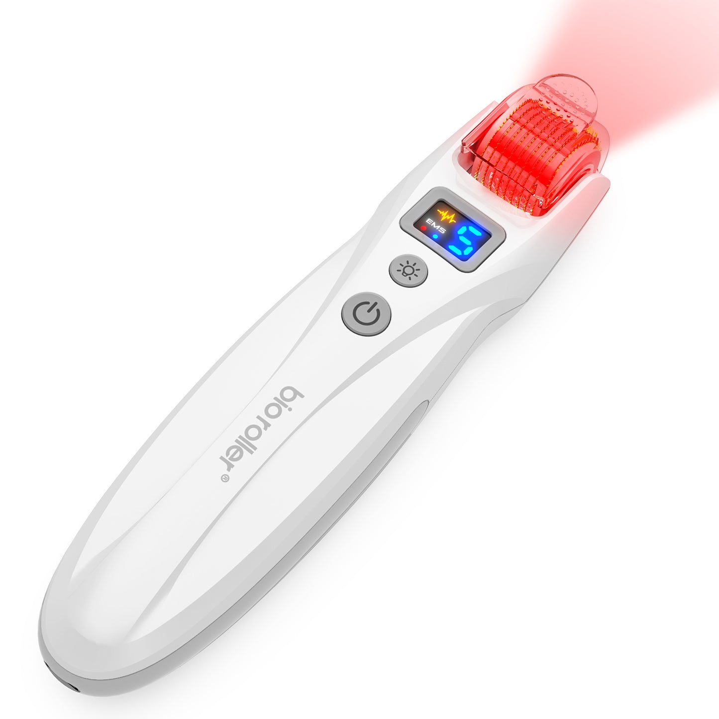 Red Light 4 in 1 EMS Drema Roller System Microneedles Enhance Collagen Anti Wrinkle Shrink Pores Skin Care for Men And Women