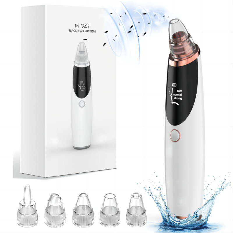 Electric Blackhead Remover Pore Vacuum Facial Acne Cleaner Black Spot Removal Whitehead Extractor Skin Care Tool for Face Nose