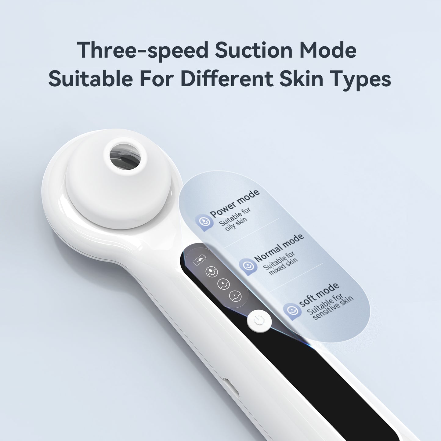 Electric Visual Blackhead Remover Vacuum Acne Cleaner With Magnifier and Fill Light Face Nose Dark Spot Removal Skin Care Tool