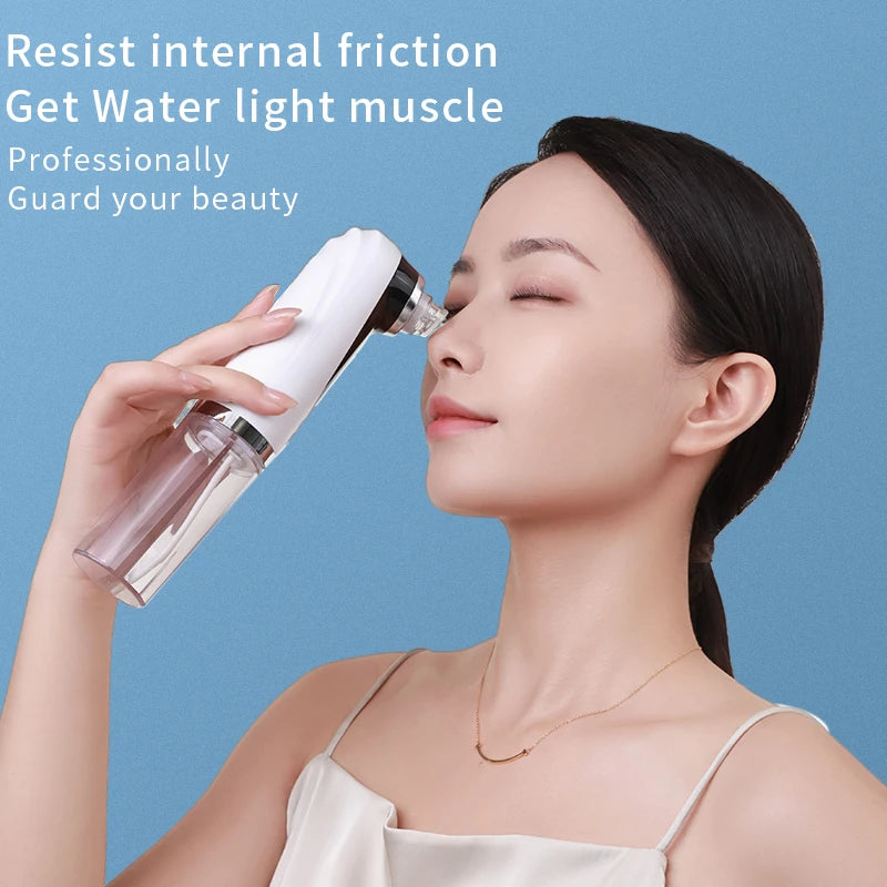 New Wireless Blackhead Remover Tools Water Cycle Pore Vacuum Super Micro Small Bubble Facial And Nose Cleasing Instrument