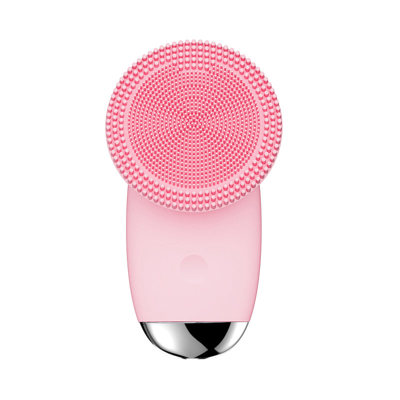 Silicone Facial Cleansing Brush Face Scrubber Rechargeable Waterproof Skin Care Tool for Cleansing Exfoliating and Massaging