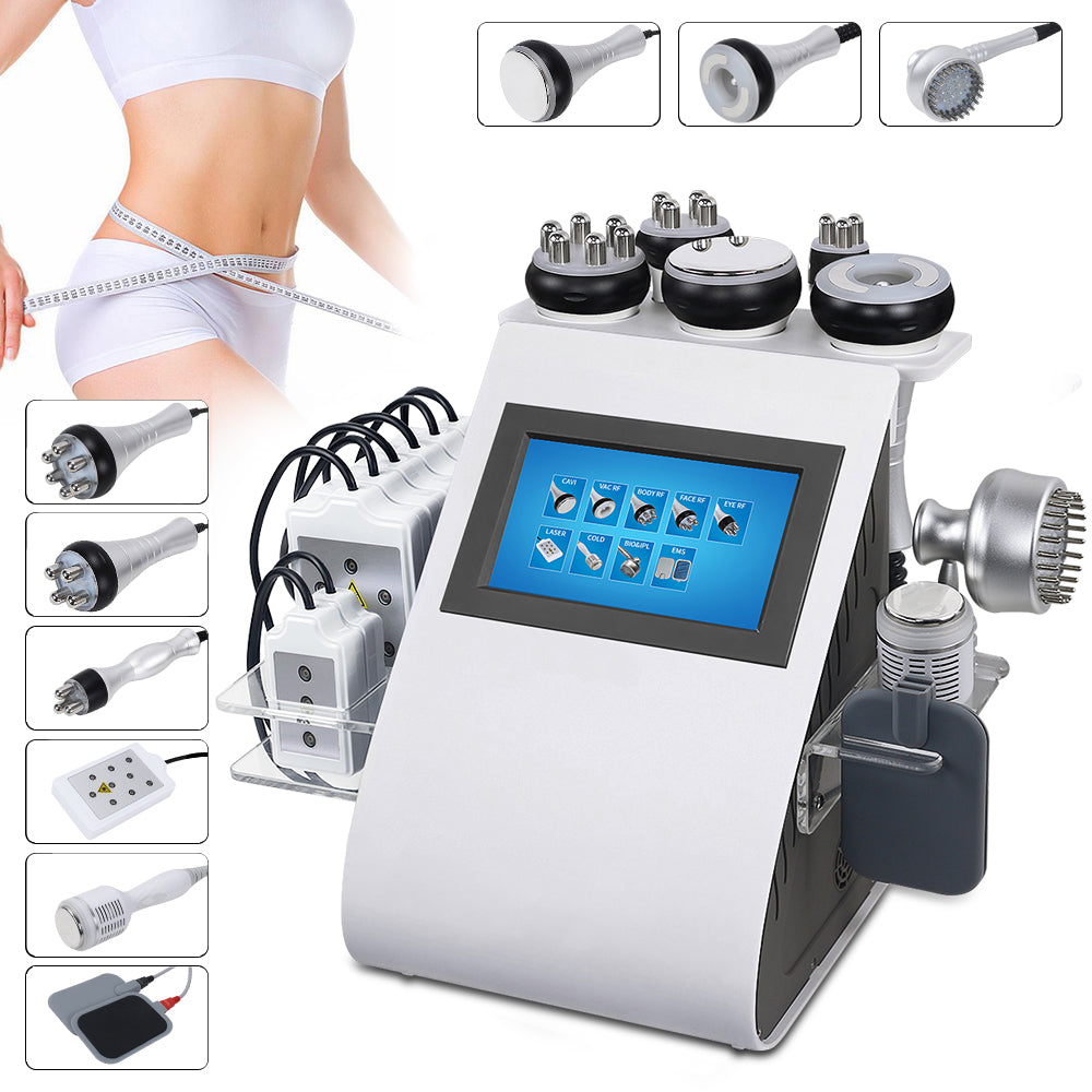 9 in 1 Body Cavitation Machine EMS RF Face Care Tool Body Sculpting Skin Care Machine for Home Salon SPA Body Care Tool