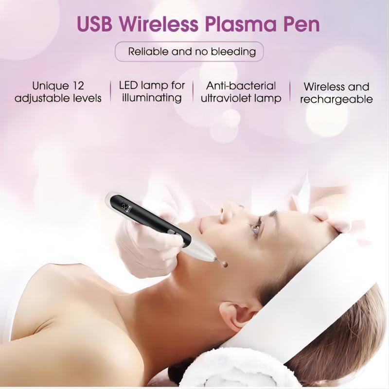 12 Level Laser Plasma Pen Face Skin Tag Dark Spot Remover Mole Tattoo Facial Freckle Wart Removal Machine Beauty Care Tool