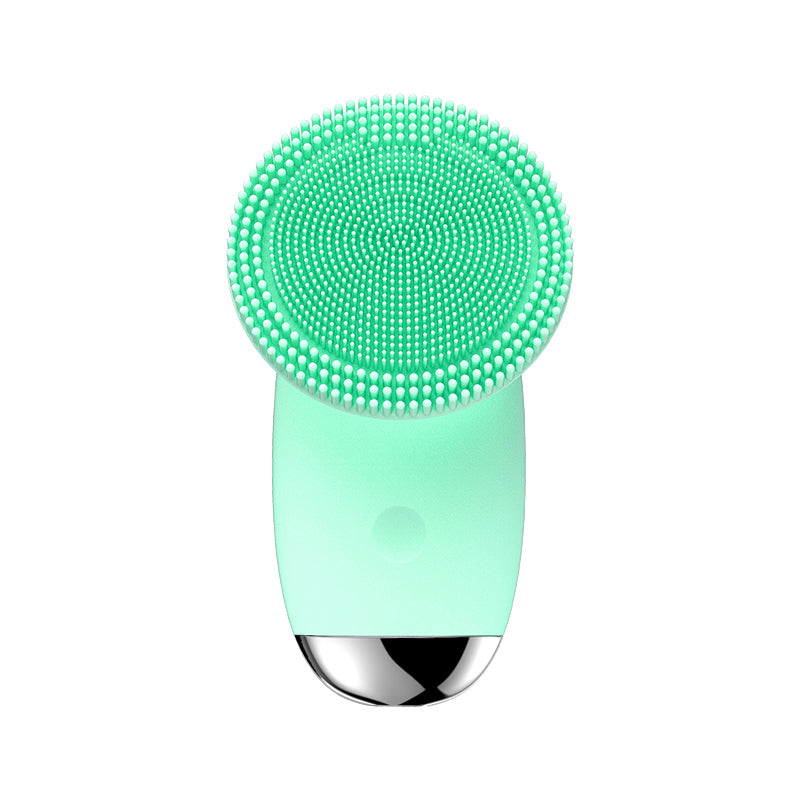 Silicone Facial Cleansing Brush Face Scrubber Rechargeable Waterproof Skin Care Tool for Cleansing Exfoliating and Massaging