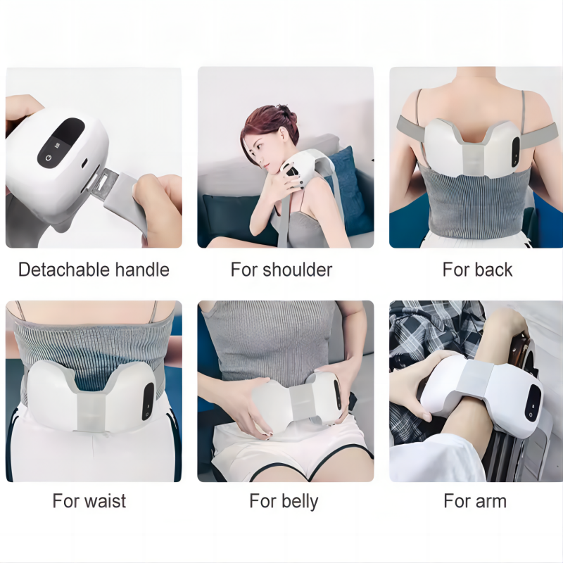 New Upgrade Smart Neck and Back Massager Use Lastest Composite Material Electric 4D Shiatsu Massager Relieve Cervical Spine Pain