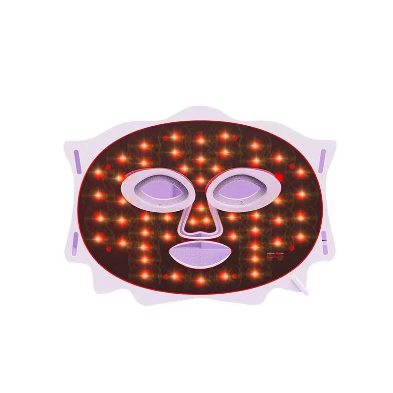 Red Light Therapy Cordless Silicone LED Advanced Photon Mask Facial Skin Rejuvenation Care Device Anti Aging for Wrinkles