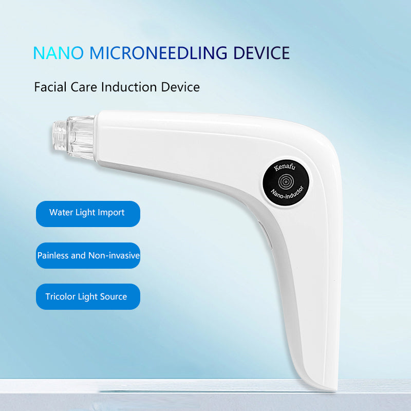 3 In 1 Skincare Water Importer Nano Mesotherapy Gun Serum Applicator Beauty Instrument for Wrinkle Remvoal and Hydration Whiten