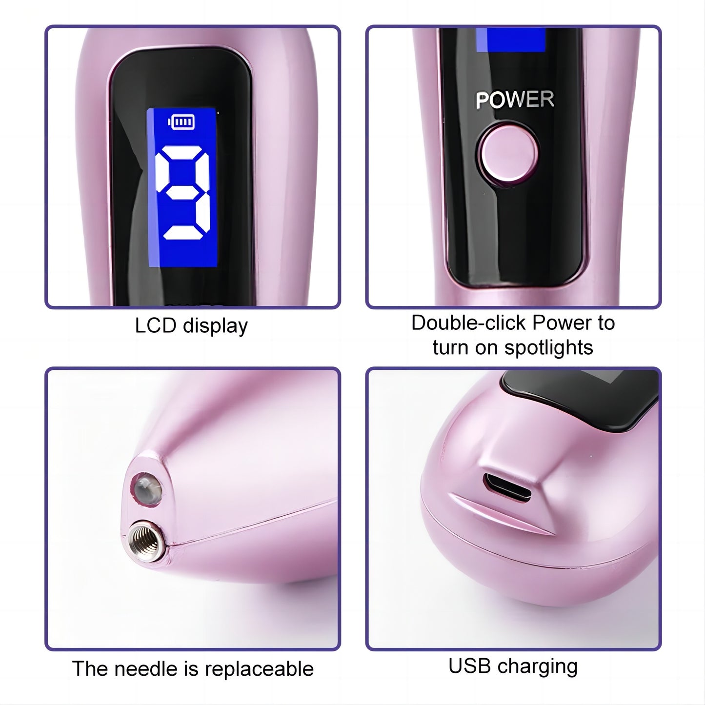 LCD Laser Plasma Pen Mole Warts Tattoo Freckle Removal Sweep Dark Spot Skin Tag Remover Facial Care Electric Beauty Device