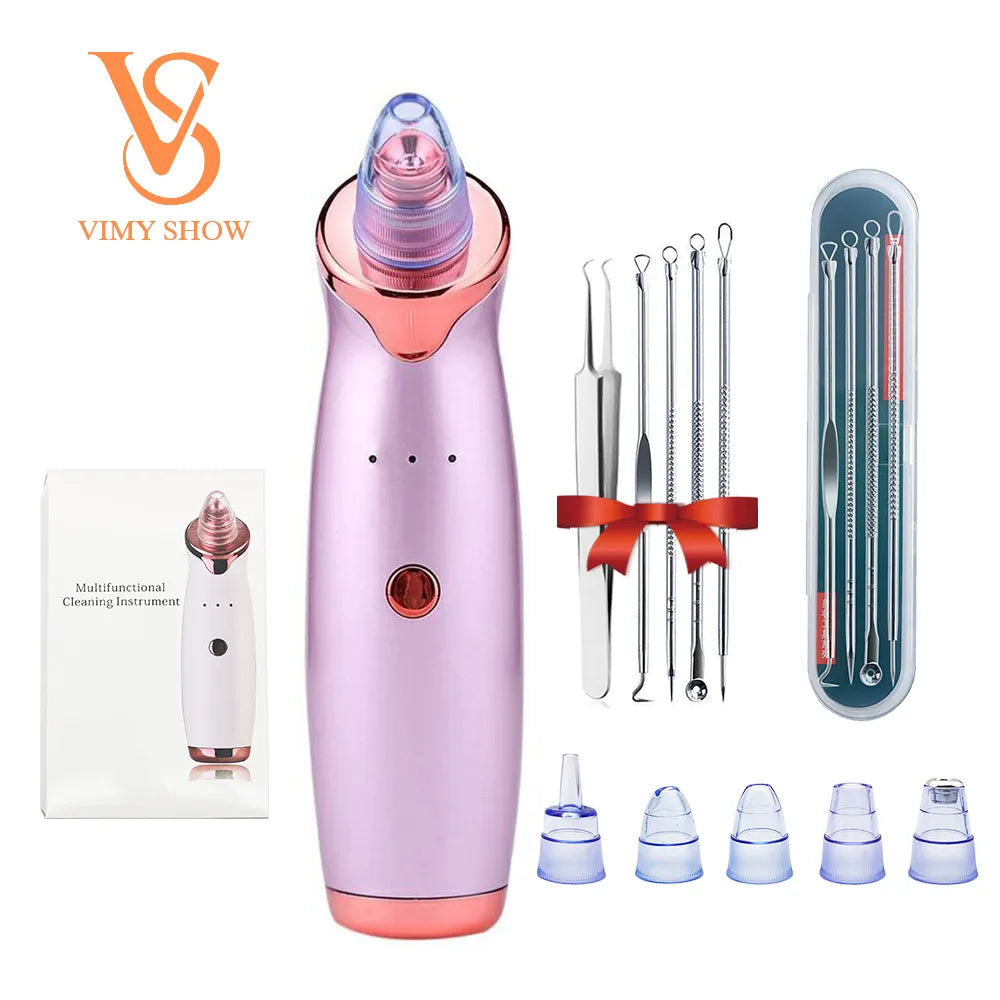 Blackhead Remover Pore Vacuum Upgraded  Facial Pore Cleaner Electric Acne Whitehead Black Spots Extractor Tool for Women & Men