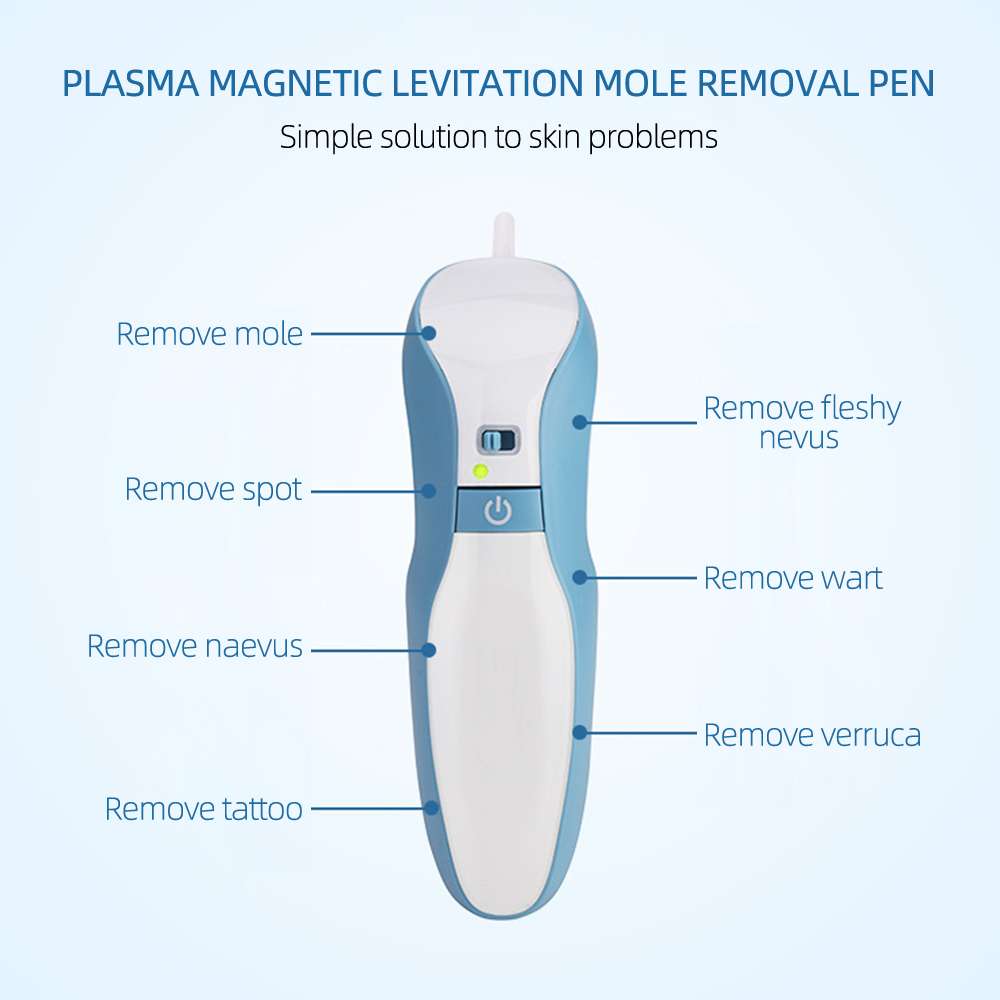 Fibroblast Plasma Pen Equipped with 10 Free Needles Eyelid Lift Tattoo Black Spot Mole Removal Pen Beauty Machine for Skin Care