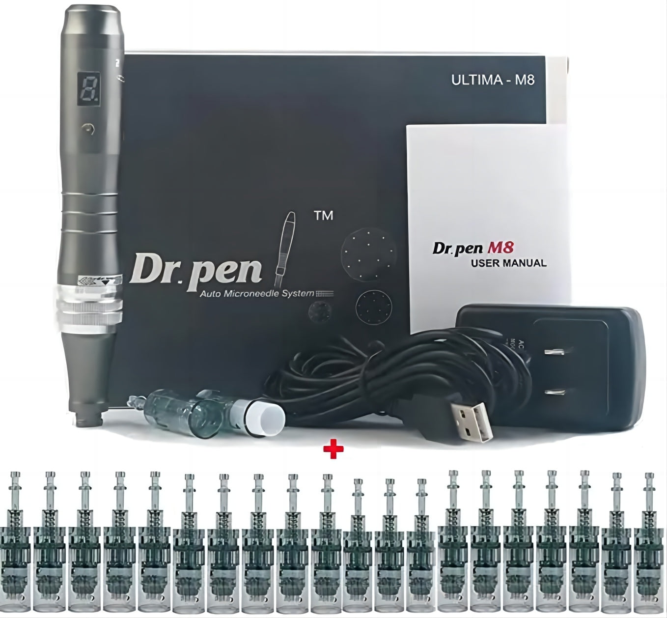 Dr. Pen Ultima M8 Professional Wireless Microneedling Pen With 5 Pcs Cartridges MTS Best Skin Care