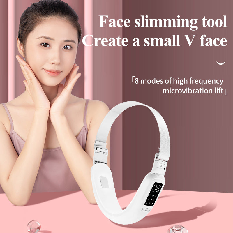 New EMS Face Lifting Machine Double Chin Remover Face Slimmer V - Face Lift Skin Tightening Device Facial Vibration Massagers