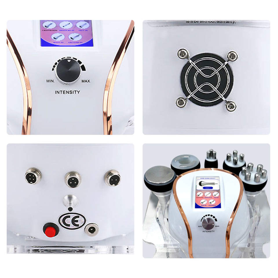 5 in 1 40k Cavitation Machine Vacuum RF Body Massager Microcurrent Equipment for Home and Beauty Salon Use